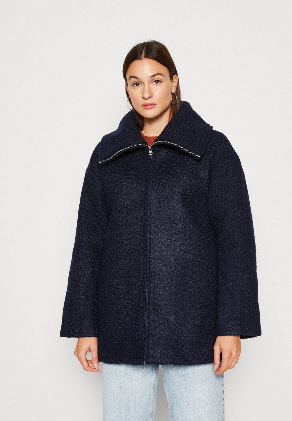 

Полупальто Onlasta Zip Coat ONLY, цвет night sky