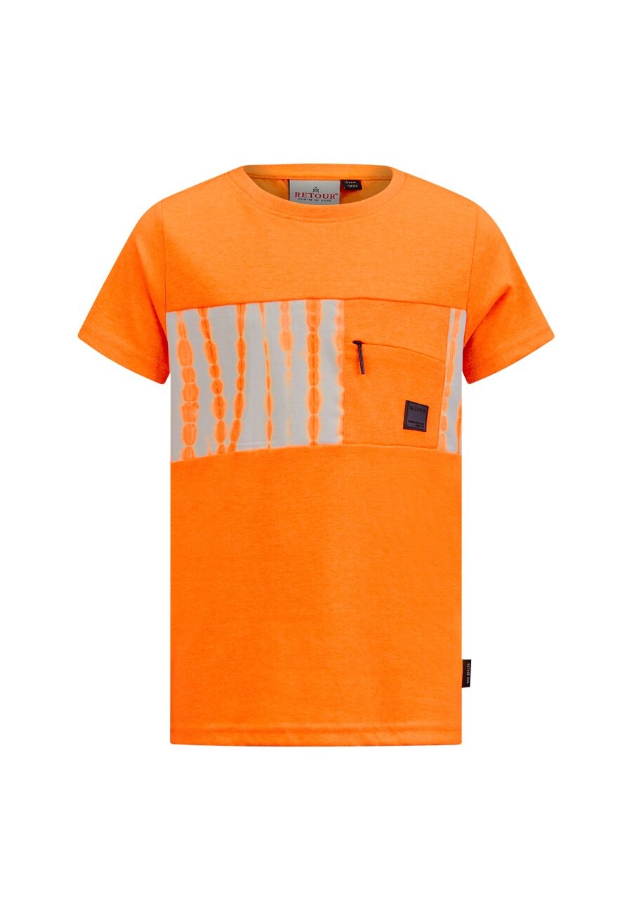 

Футболка с принтом JILLES Retour Jeans, цвет neon orange