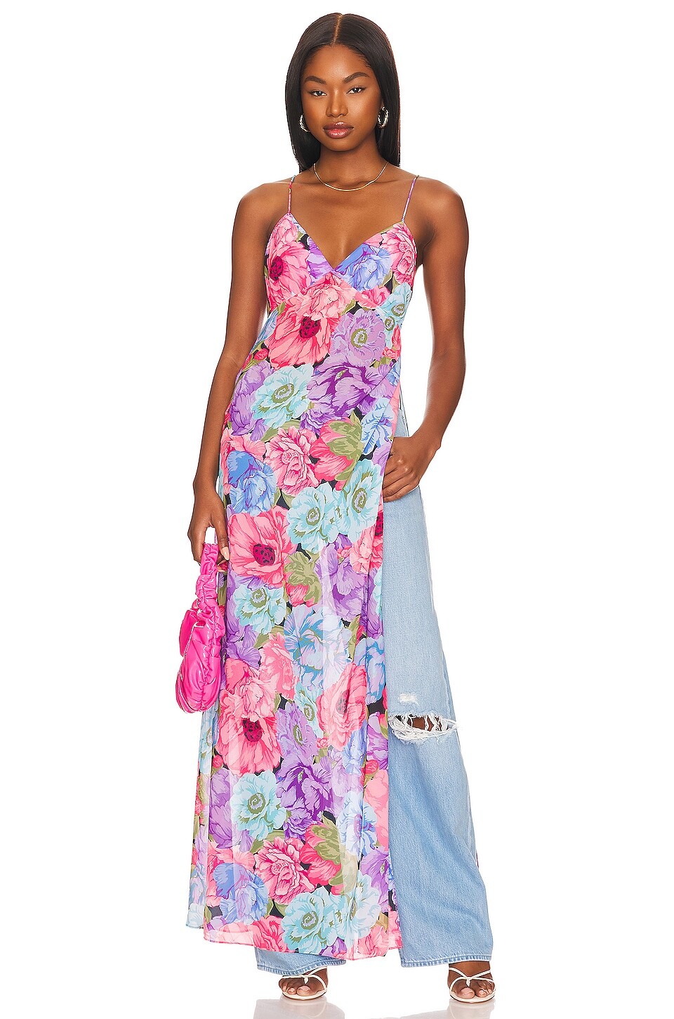 

Топ Lovers and Friends Wilshire Maxi, цвет Kim floral