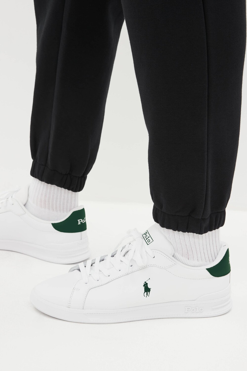 

Кожаные кроссовки Heritage Court с логотипом Polo Ralph Lauren, белый