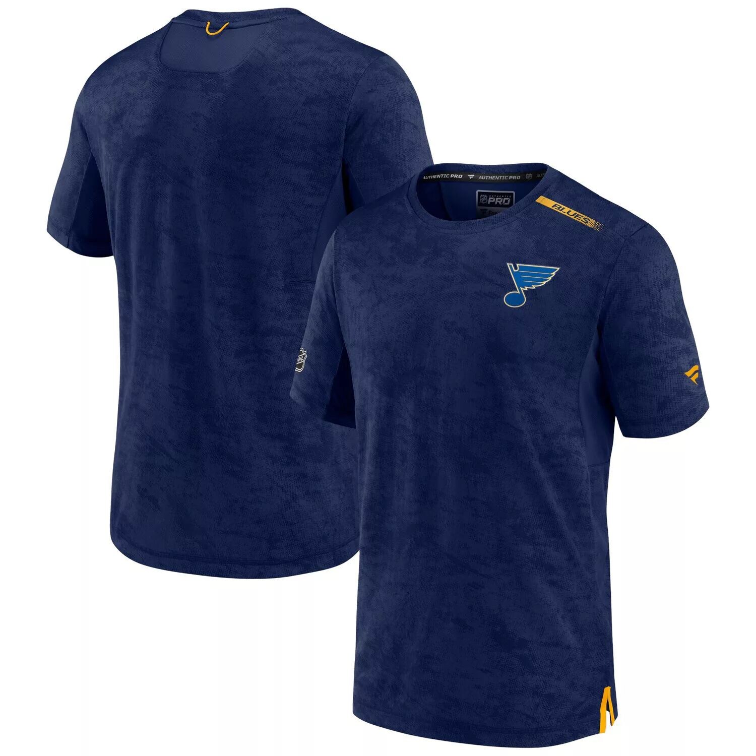 

Мужская темно-синяя футболка Fanatics с камуфляжным принтом St. Louis Blues Authentic Pro Rink Premium