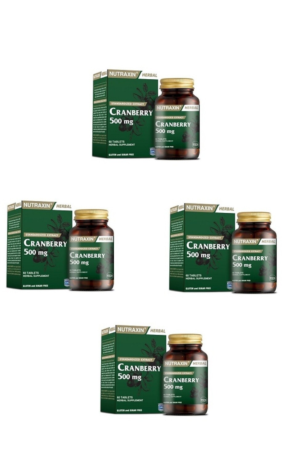 

Nutraxin Клюква 60 Таблетки 4 Шт.