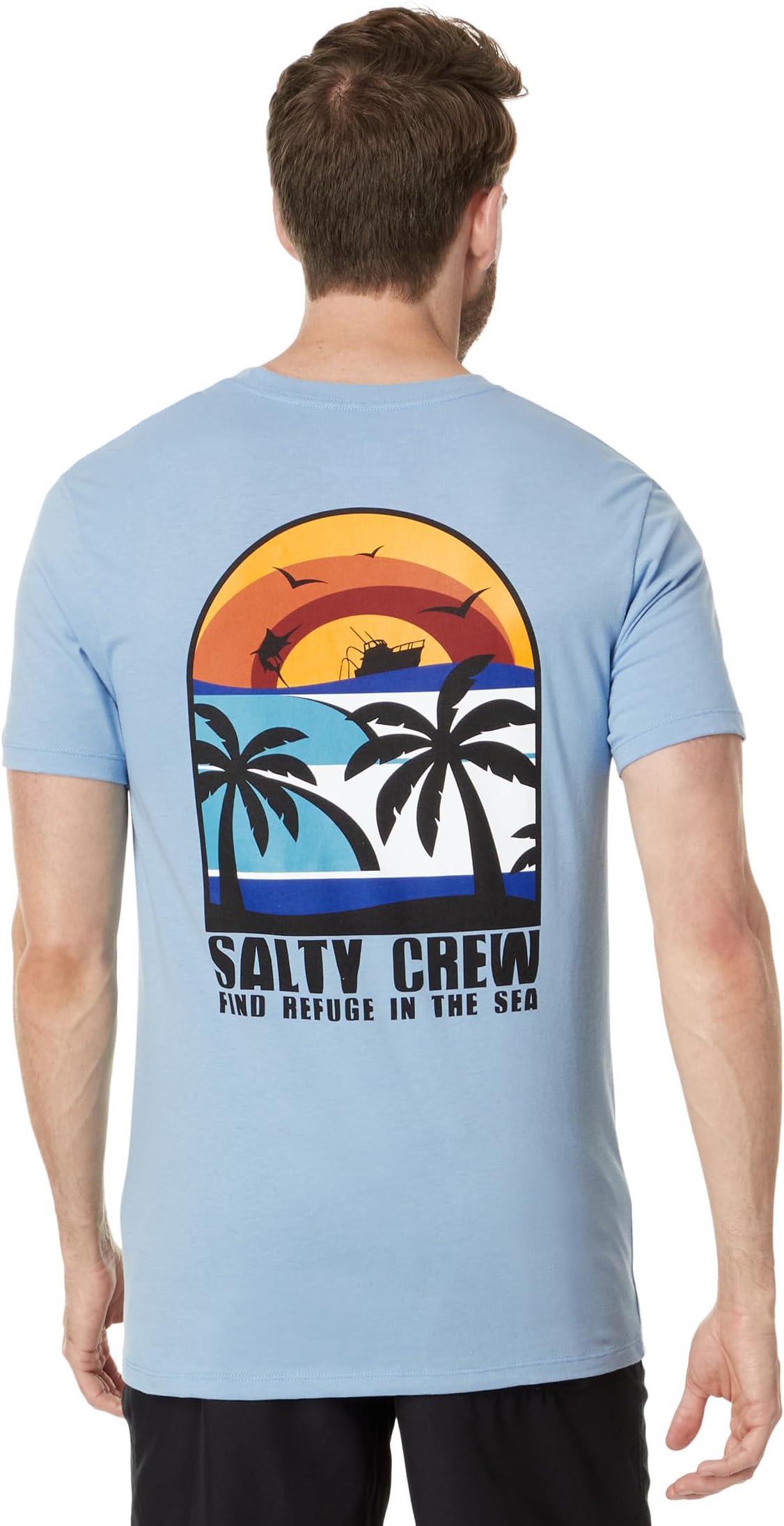 

Футболка Beach Day Premium с короткими рукавами Salty Crew, цвет Marine Blue