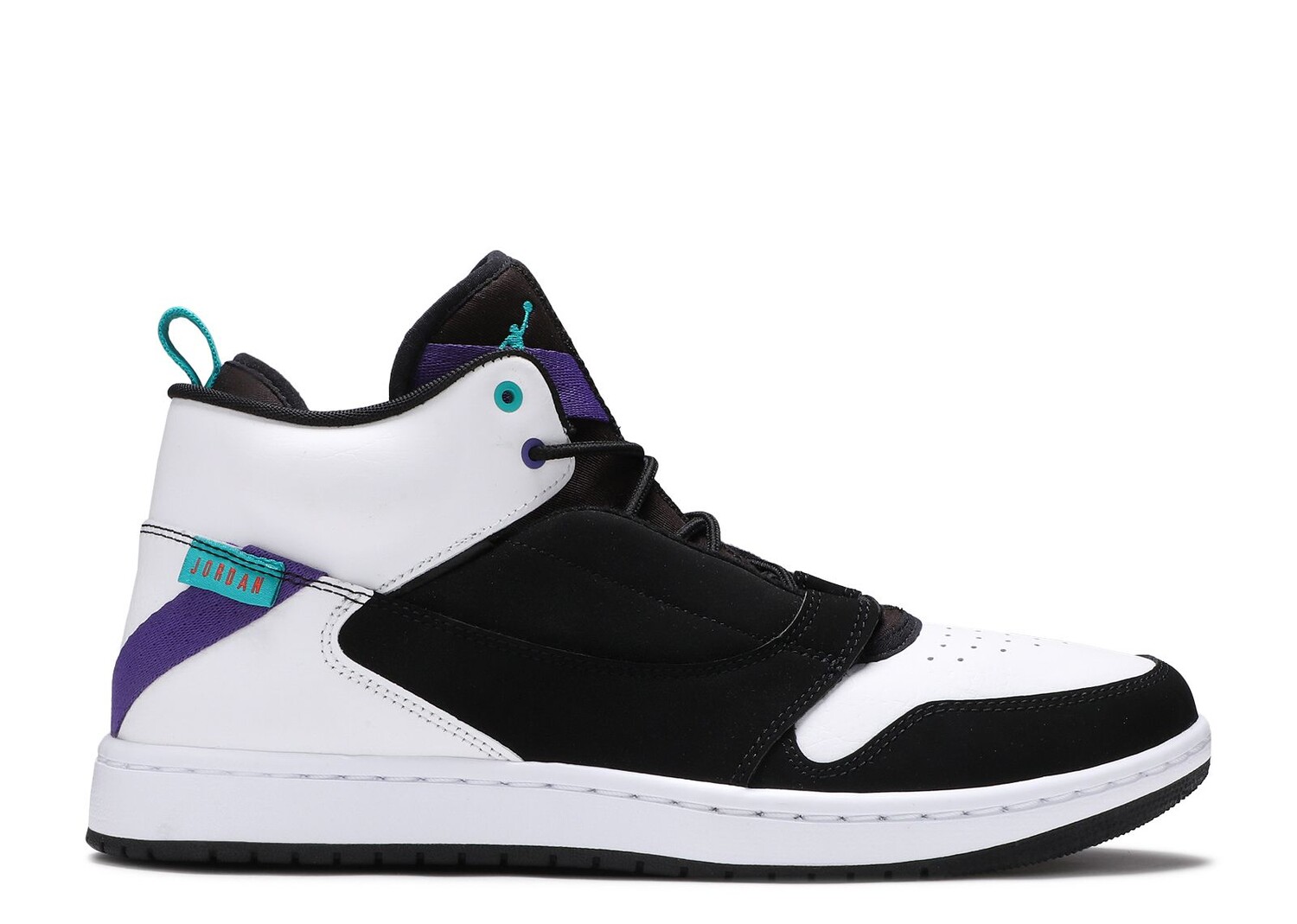

Кроссовки Air Jordan Jordan Fadeaway 'Black White', черный