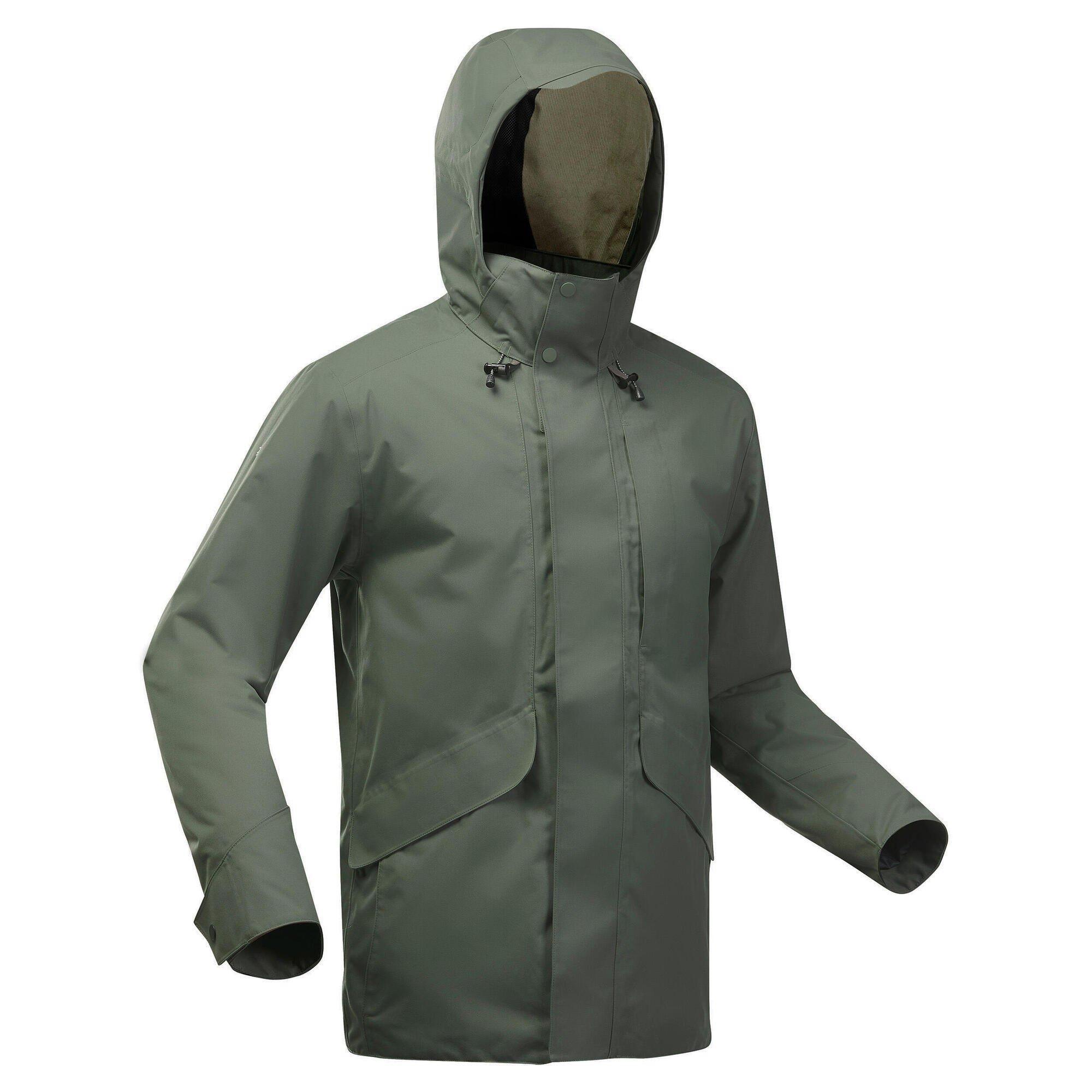 Водонепроницаемая куртка Decathlon для походов Nh550 Wp Quechua, зеленый