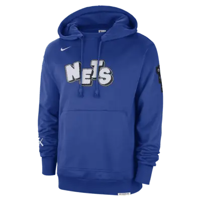

Худи Nike Brooklyn Nets Standard Issue 2023/24 City Edition, цвет Rush Blue