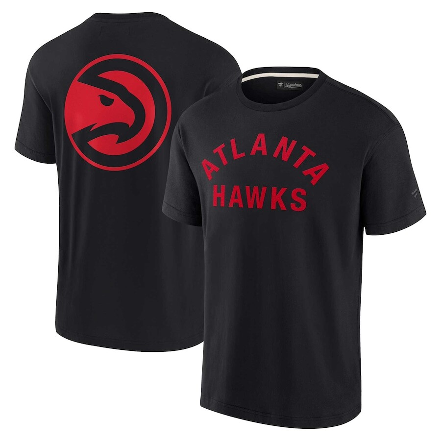 

Футболка с коротким рукавом Fanatics Signature Atlanta Hawks, черный