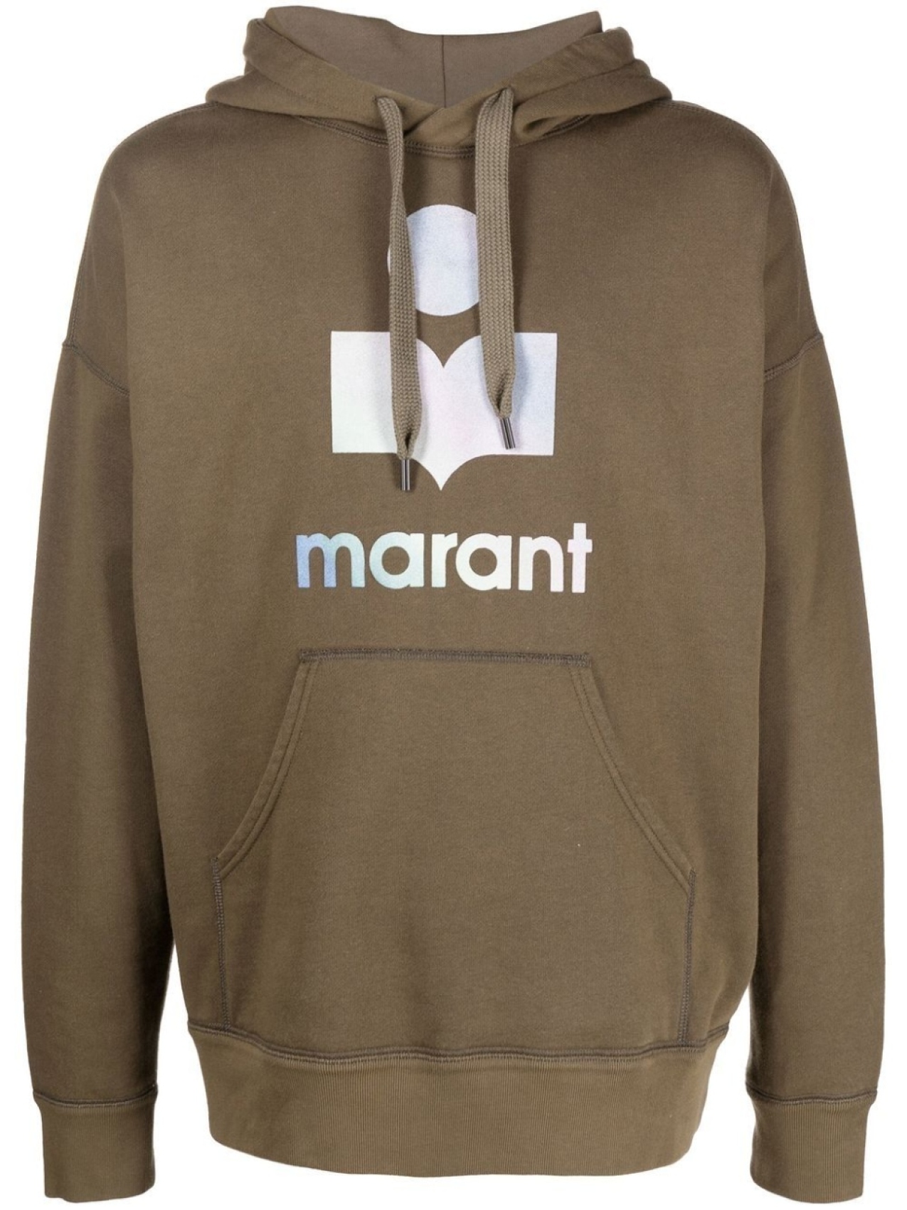 

Marant худи с логотипом, зеленый