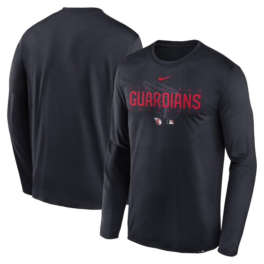 

Футболка с длинным рукавом Nike Cleveland Guardians, нави