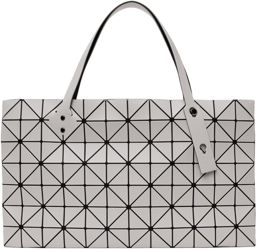 

Серая большая матовая сумка-тоут Lt BAO BAO ISSEY MIYAKE