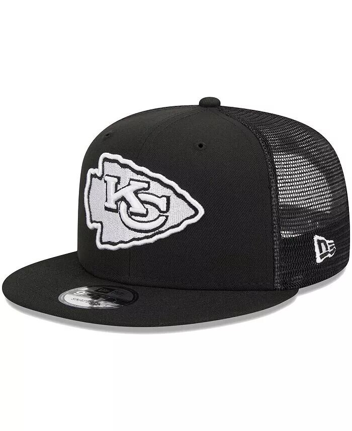 

Мужская черная кепка Kansas City Chiefs Main Trucker 9FIFTY Snapback New Era, черный