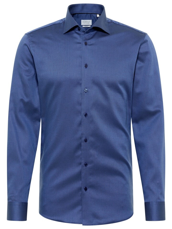 

Рубашка Eterna SLIM FIT, цвет denim