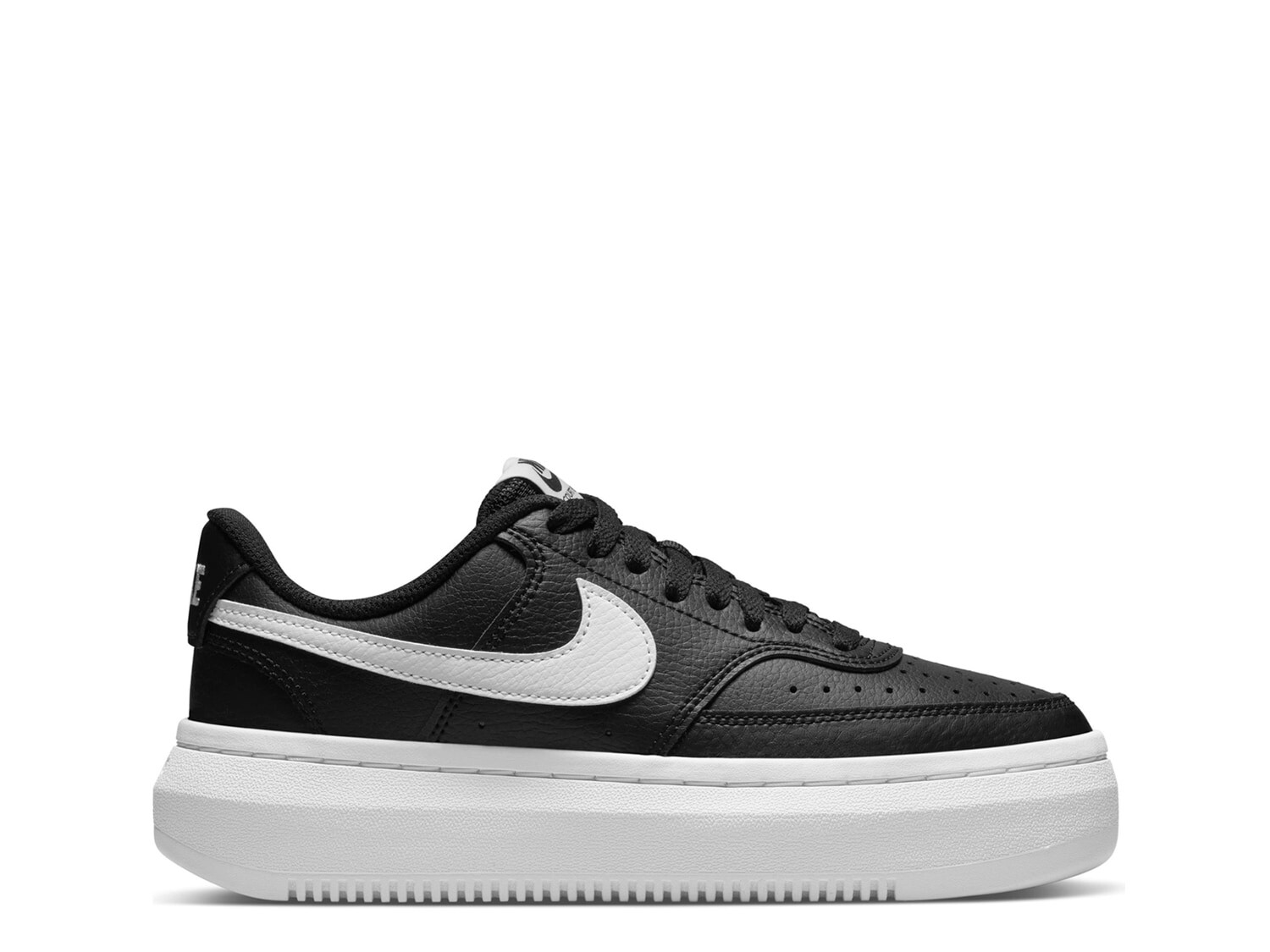 

Кроссовки Nike Court Vision Alta кожанные, черный/белый