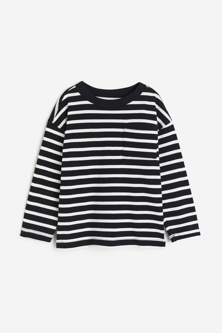 

Рубашка с длинным рукавом H&M, черный