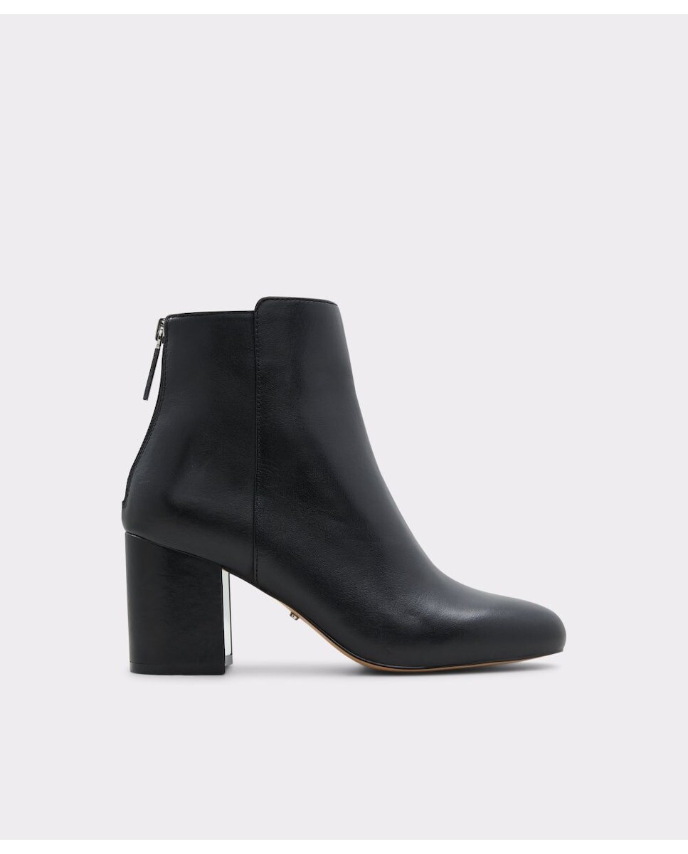 

Женские кожаные ботильоны с круглым носком Aldo, черный