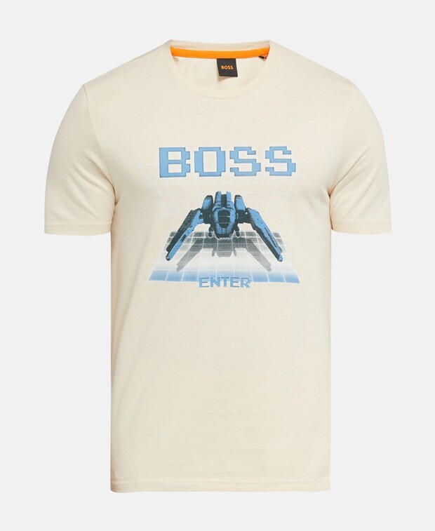 

Футболка Boss Orange, экрю