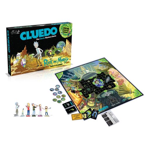 Настольная игра Rick & Morty – Cluedo Winning Moves настольная игра монополия rick and morty шоколад кэт 12 для геймера 60г набор