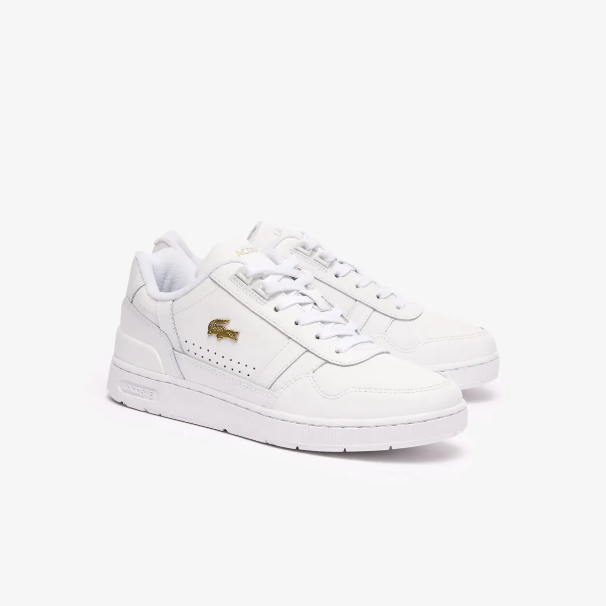 

Кроссовки Lacoste "T-CLIP 124 1 SFA", цвет Wht/Gld