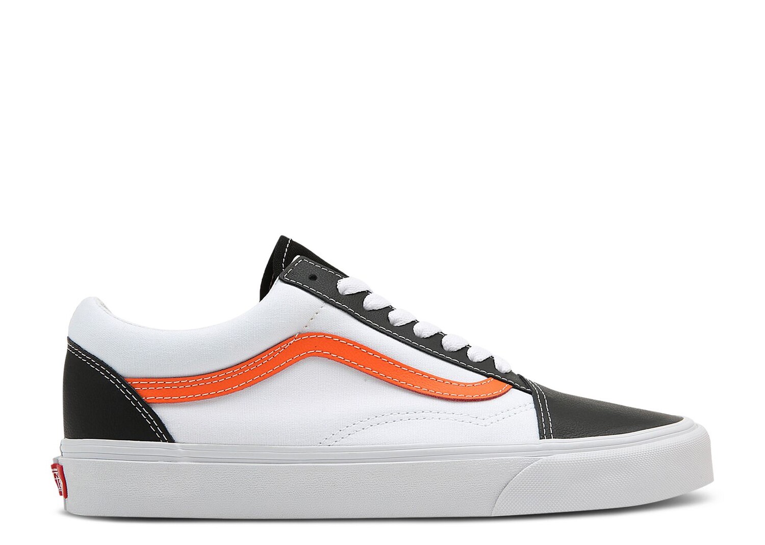 

Кроссовки Vans Old Skool 'Classic Sport - Black White Orange', белый, Белый;серый