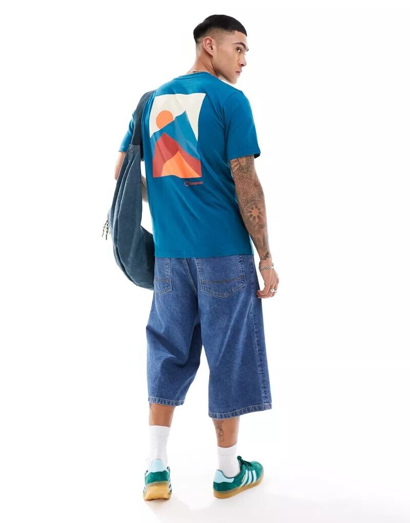 

ФУТБОЛКА С КОРОТКИМ РУКАВОМ Berghaus Mountain Silhouette (БИРЮЗОВЫЙ)