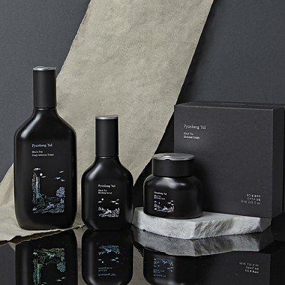 дорожный набор по уходу за волосами и телом pyunkang yul hair Подарочный набор (тонер, сыворотка, крем) Pyunkang Yul Black Tea Line Gift Set –