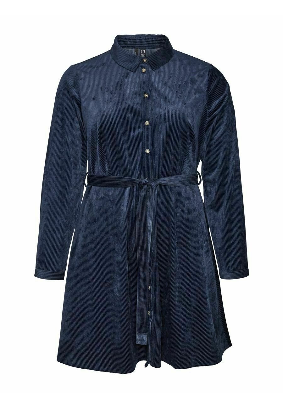 

Платье-рубашка Vero Moda, темно-синий