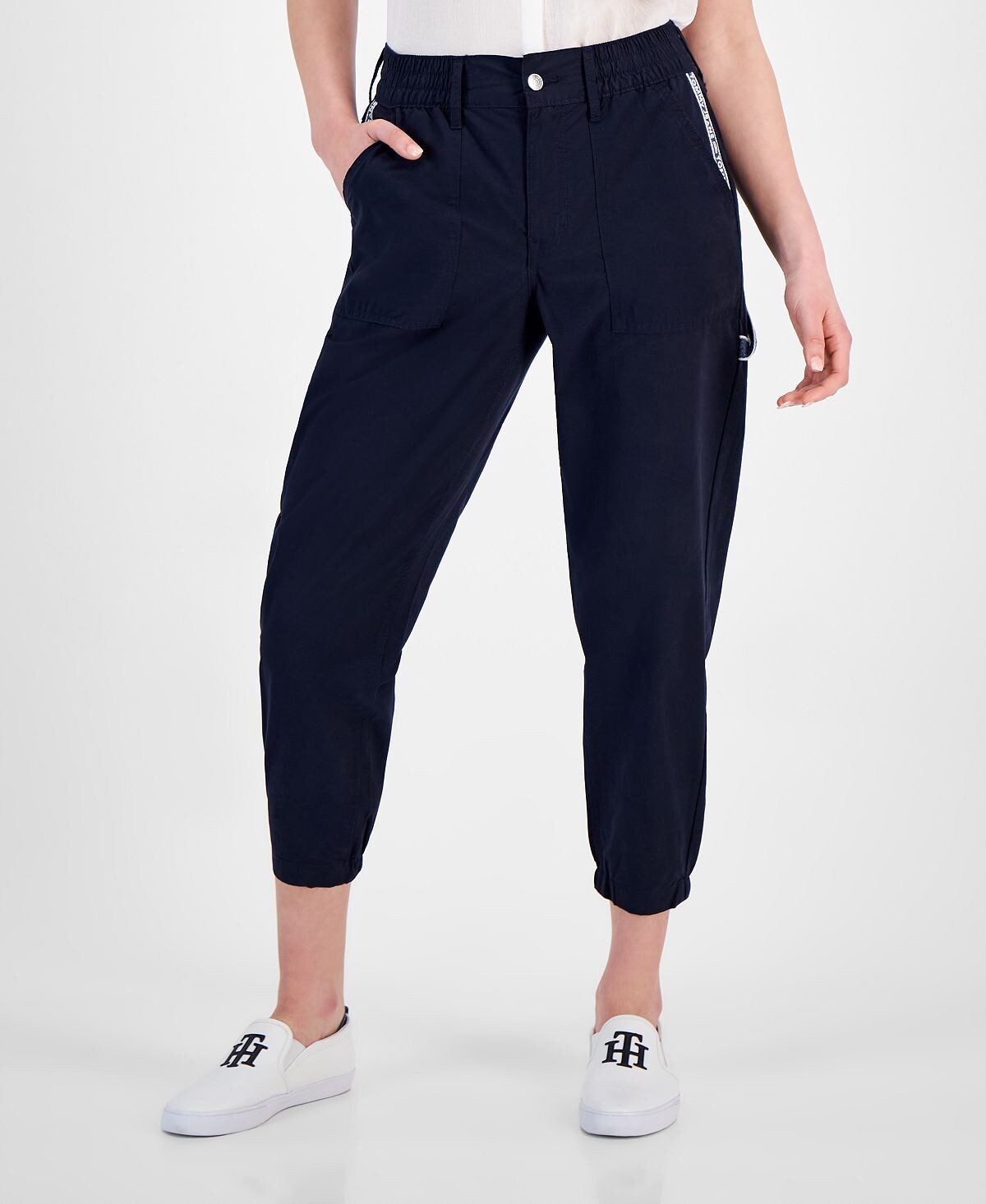 

Женские функциональные брюки с эластичной резинкой на талии Tommy Jeans