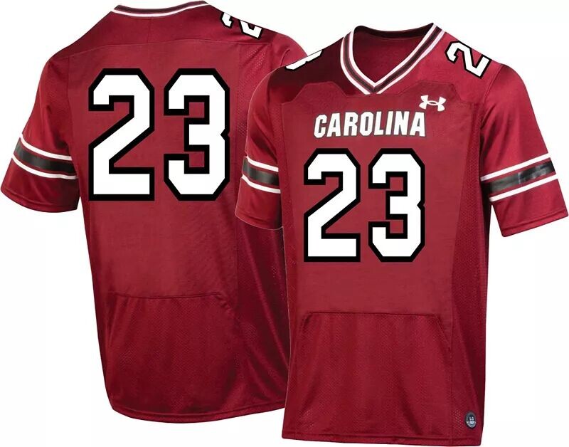 

Мужская футбольная майка Under Armour South Carolina Gamecocks Garnet Replica