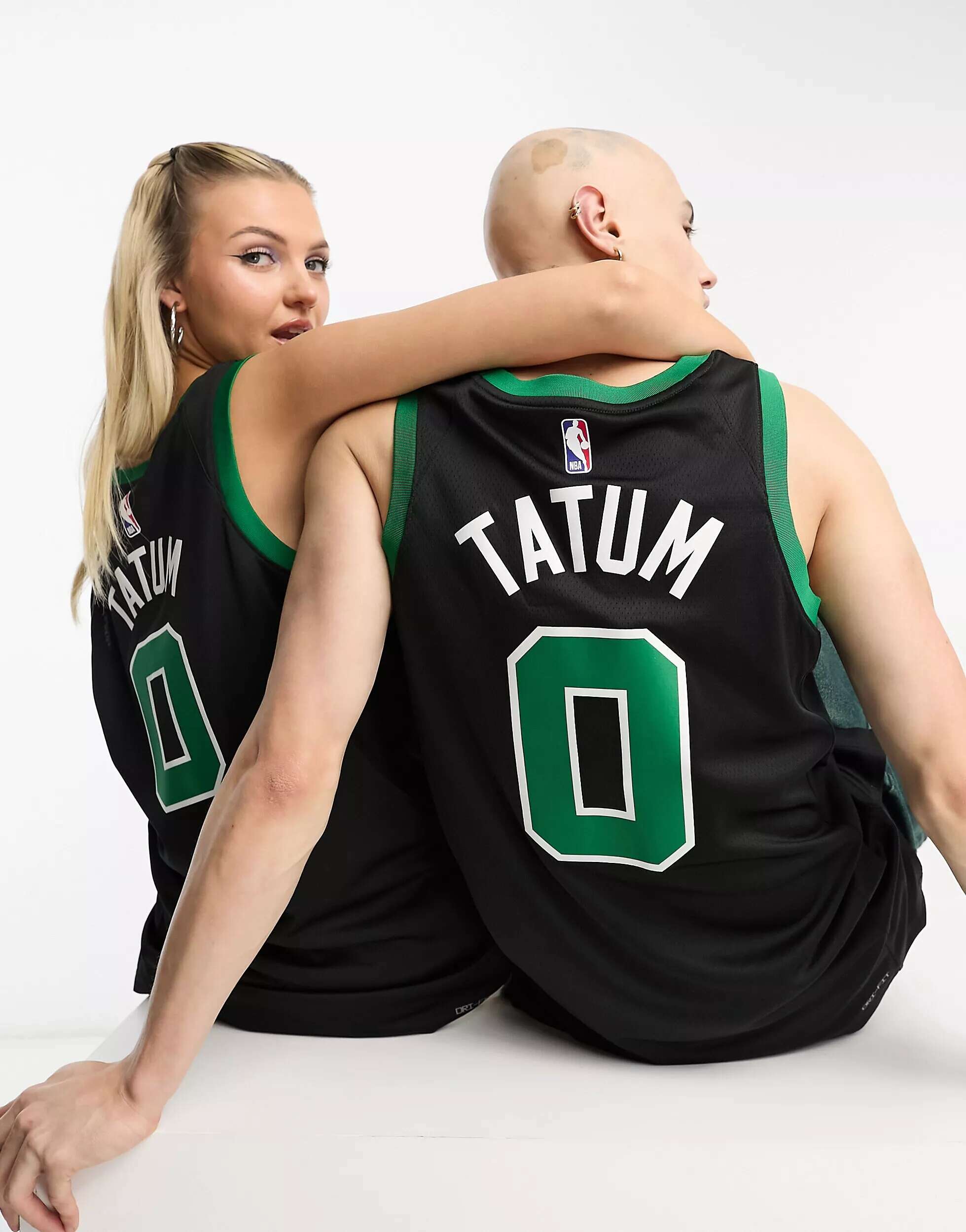 спортивные шорты dri fit nba graphic boston celtics nike цвет clover black black Зеленый трикотажный жилет Nike NBA Boston Celtics Dri-FIT Jayson Tatum
