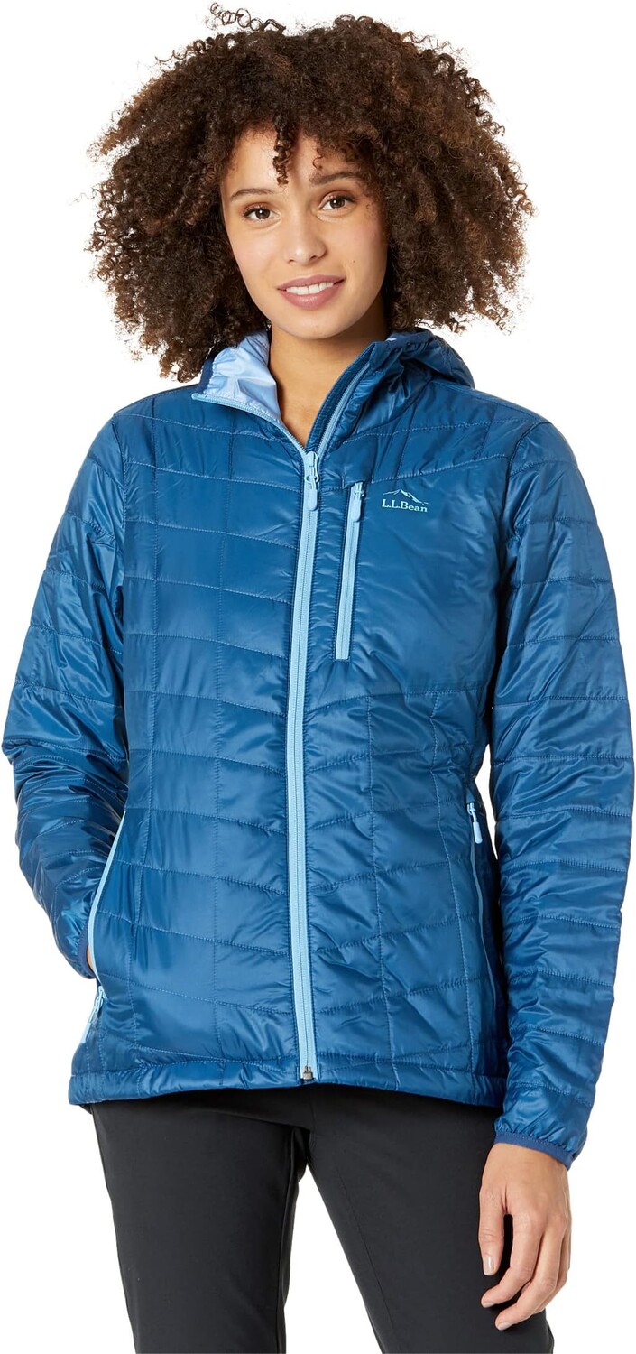 

Куртка с капюшоном Primaloft Packaway L.L.Bean, цвет Dark Marine Blue