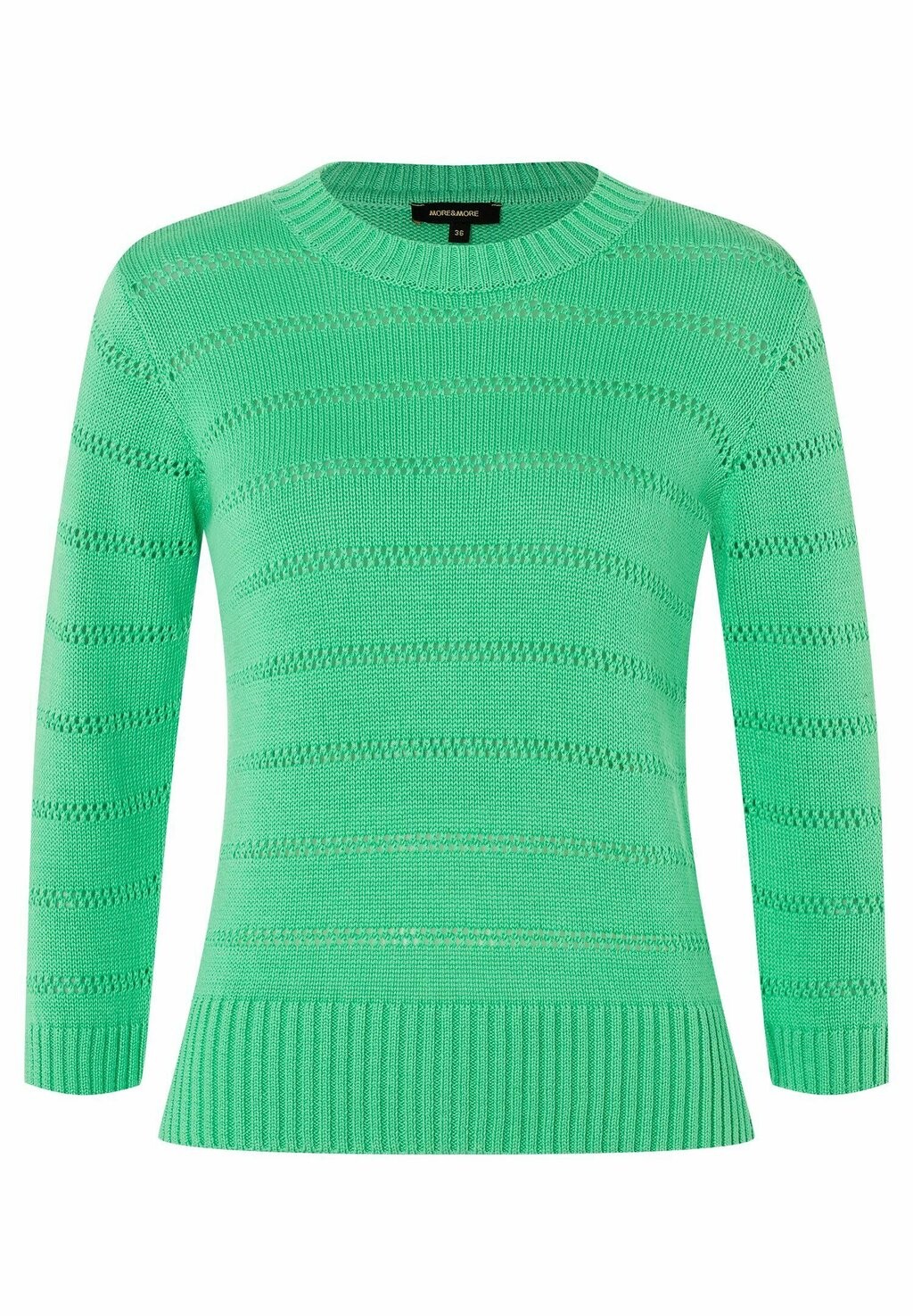 

Вязаный свитер 3/4 ARM More & More, цвет green