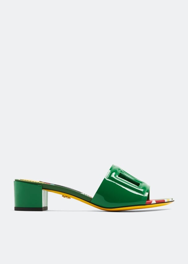 

Мюли Dolce&Gabbana DG Cut-Out, зеленый