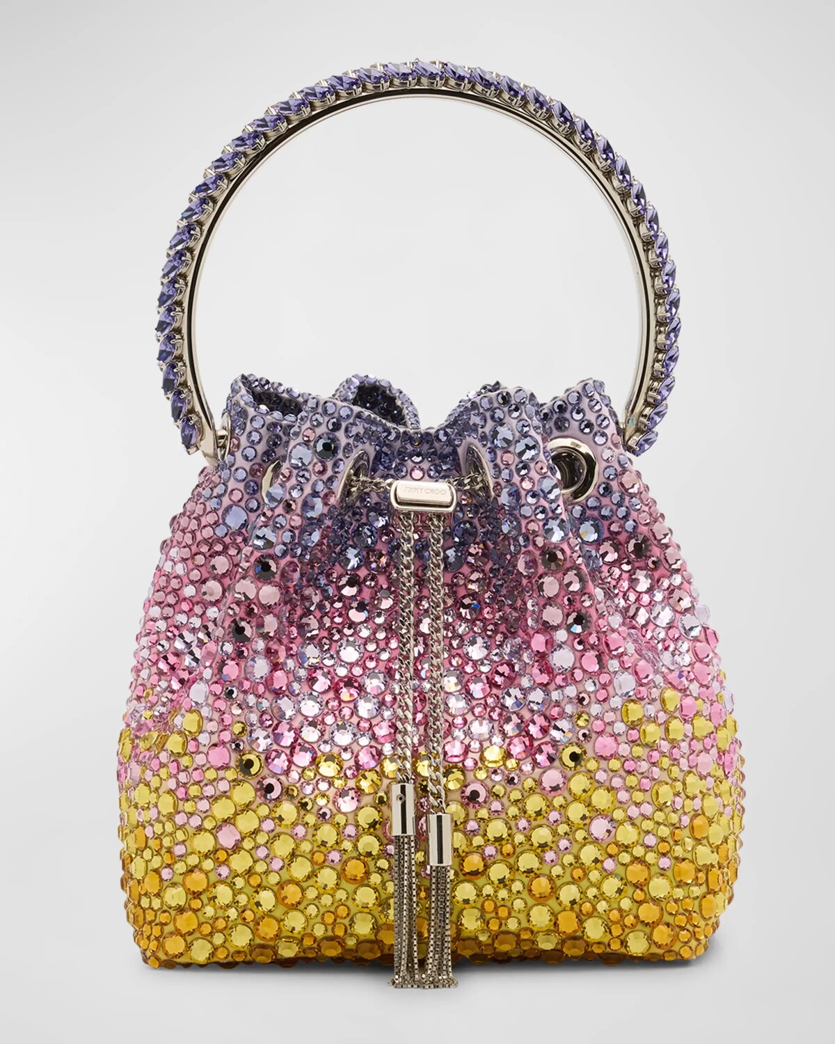 

Сумка-ведро Bon Bon с украшением Jimmy Choo, цвет Sunset Mix