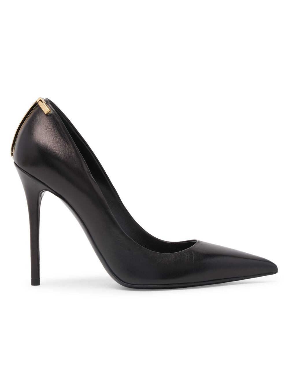 

Кожаные туфли с логотипом Tom Ford, черный