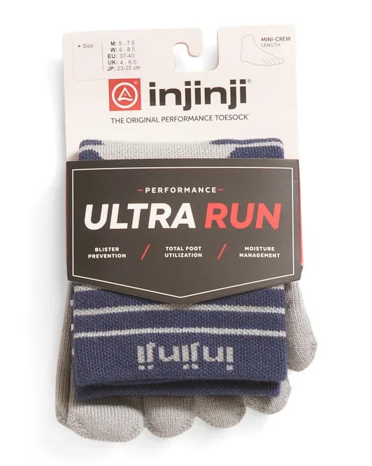 

Носки Performance Ultra Run до щиколотки Injinji, цвет Cobalt