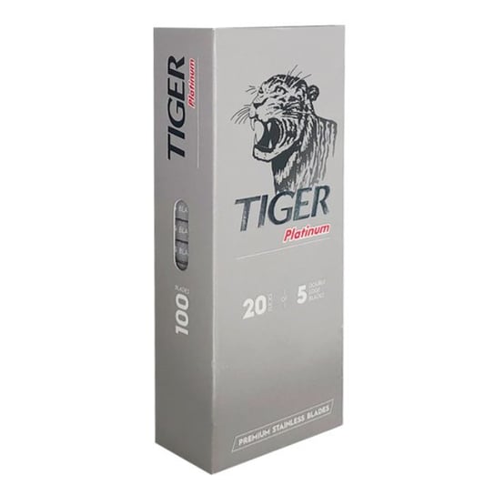 Лезвия для бритвы, 100 шт. Tiger Premium, Derby лезвия для бритвы derby premium 100 шт
