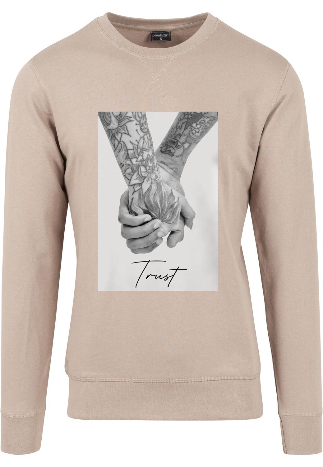

Толстовка Mister Tee Crewneck Sweater, цвет darksand