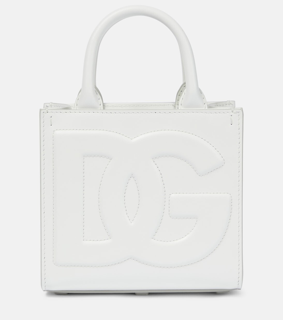 

Кожаная мини-сумка-тоут dg daily Dolce&Gabbana, белый