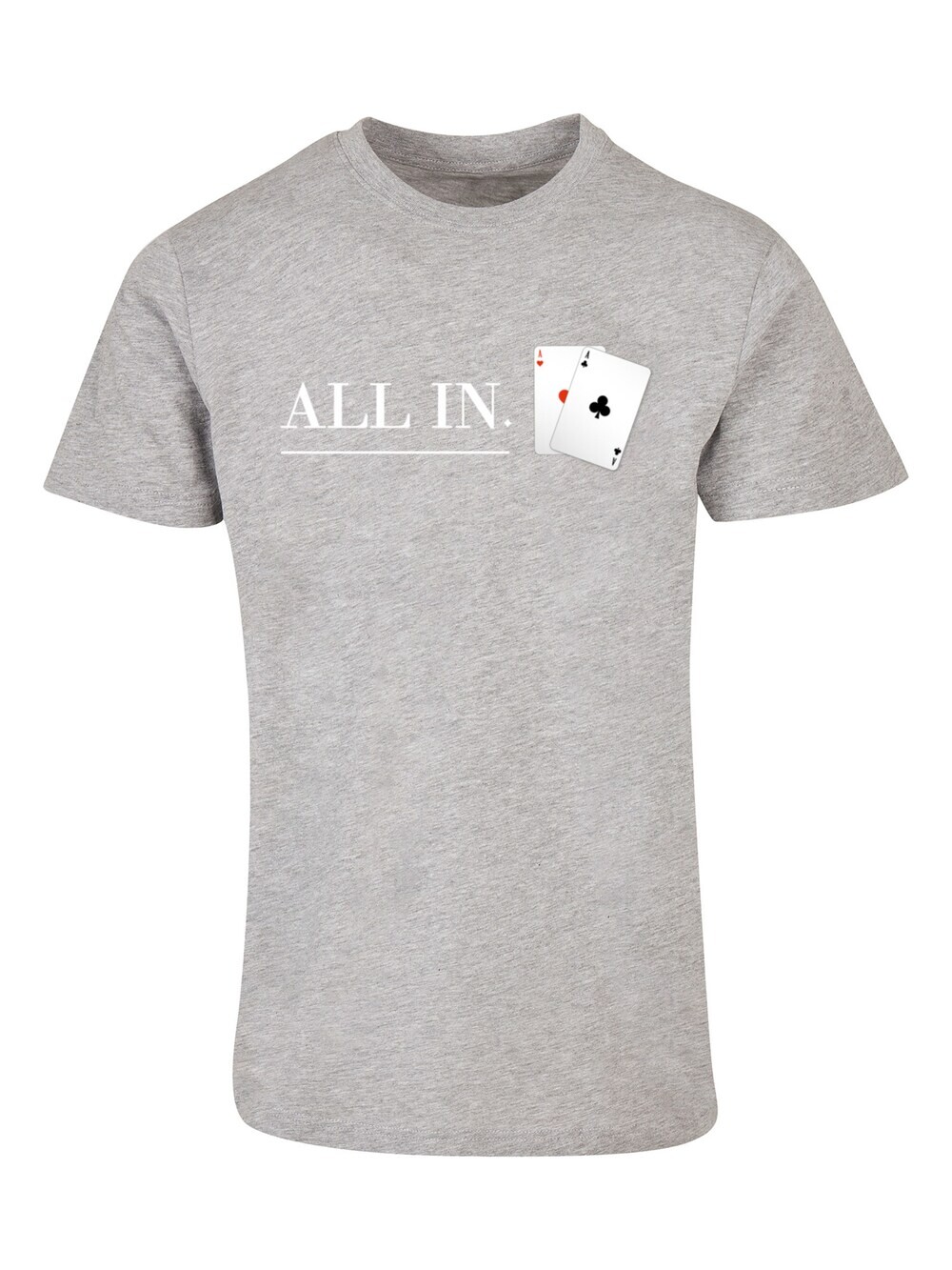 

Футболка F4Nt4Stic ALL IN Poker, пестрый серый