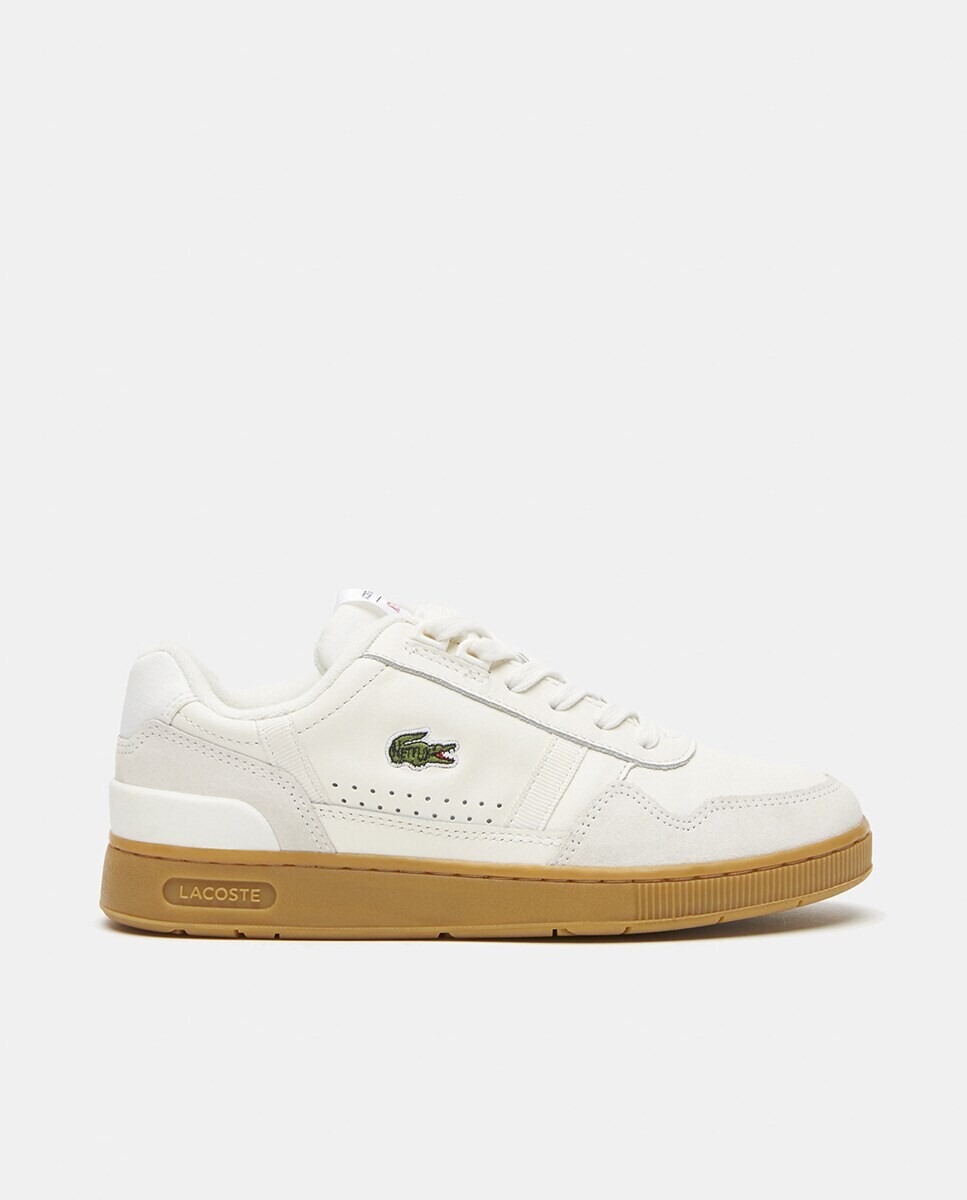 

Lacoste × Netflix женские кожаные кроссовки T-Clip Lacoste, белый
