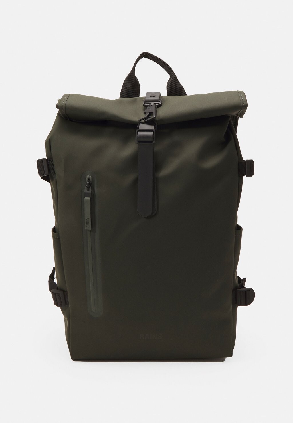 

Рюкзак Rolltop Large Unisex Rains, зеленый