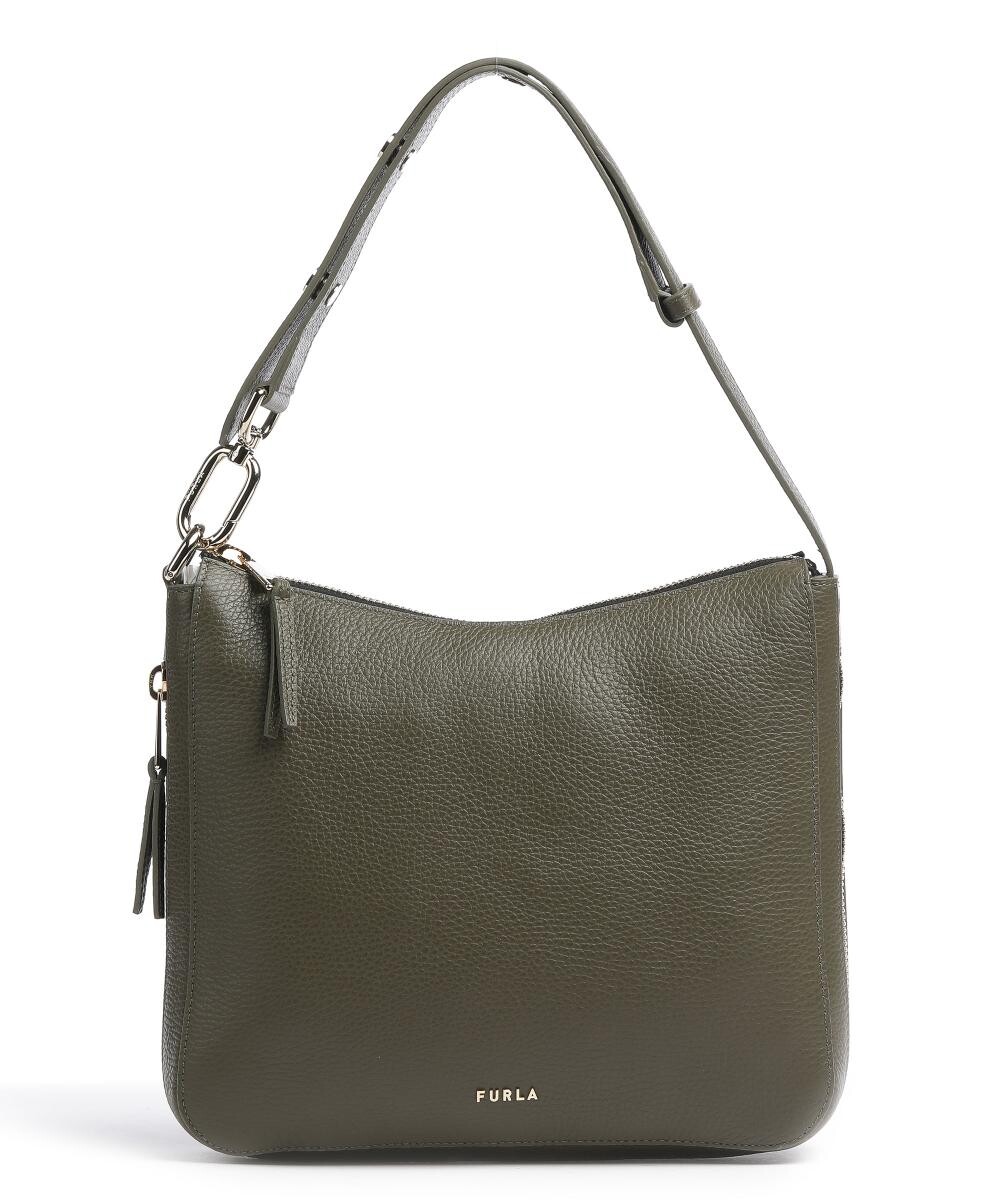

Сумка-ведро Skye M из зерненой кожи Furla, хаки