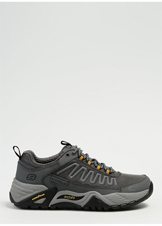 

Серые мужские кожаные кроссовки 204537 CHAR Skechers, серый