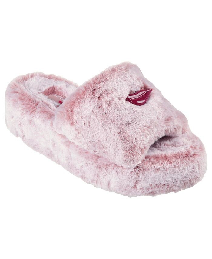 

Женские шлепанцы Diane von Furstenberg DVF Cosy на танкетке Love Notes от Finish Line Skechers, розовый