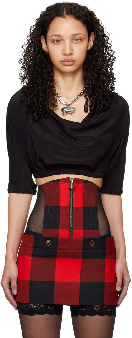 

Черная блузка с дирндлем Vivienne Westwood