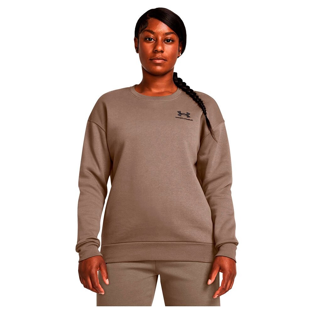 

Толстовка Under Armour Essential Fleece Crew, коричневый
