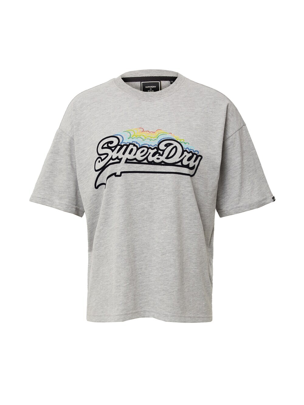 

Рубашка Superdry, пестрый серый