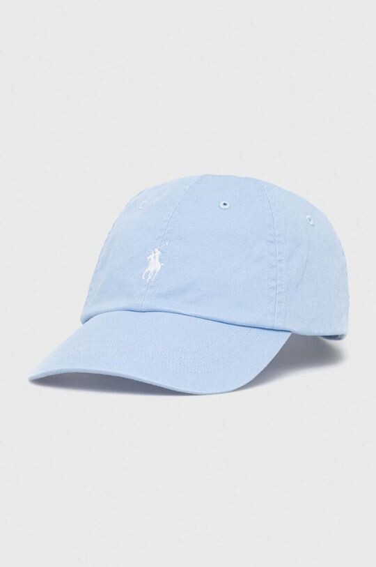 

Хлопковая бейсболка Polo Ralph Lauren, синий