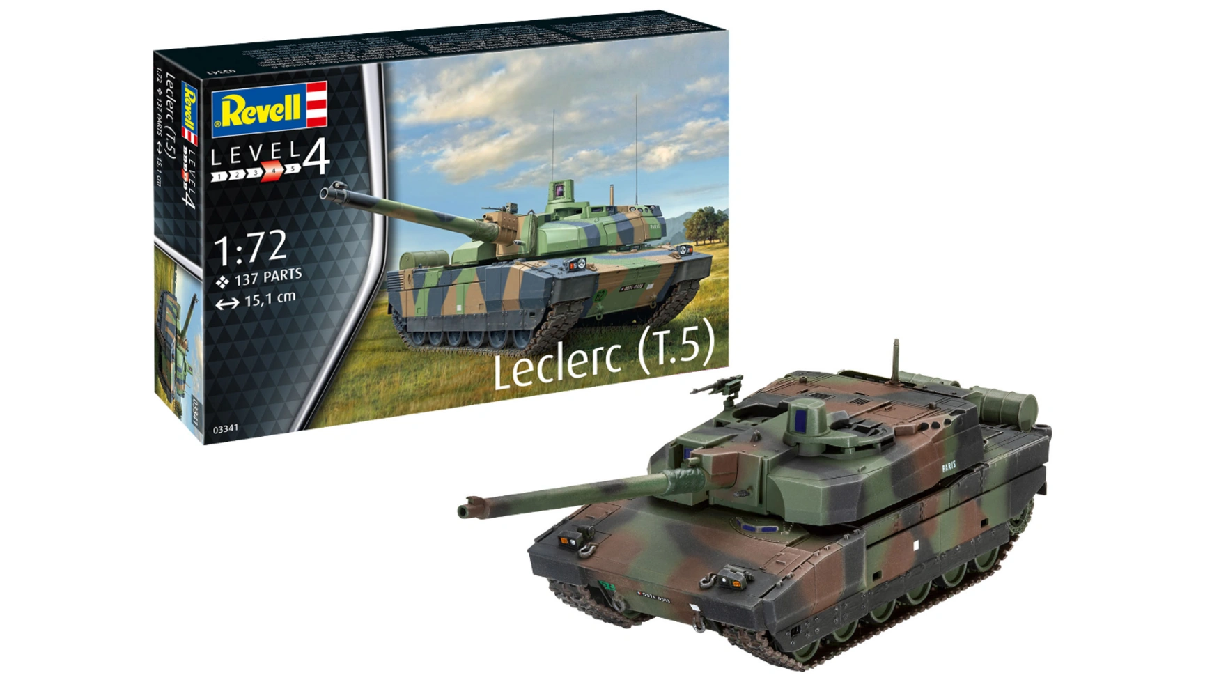 Revell Леклерк Т5 4d 1 144 китай 09 боевой танк амфибия пехота готовая модель 04a боевой танк пластиковые детские игрушки