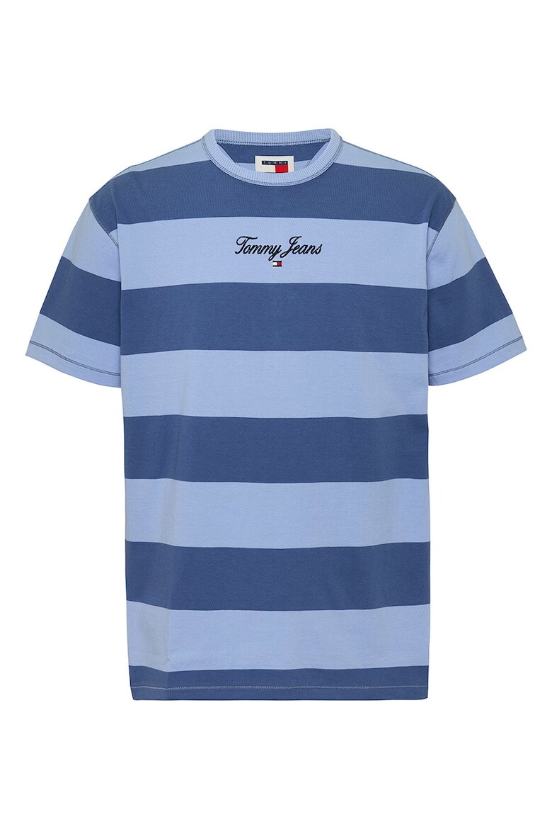 

Полосатая футболка с логотипом Tommy Jeans, синий